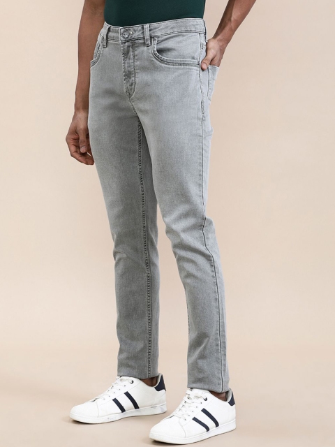 Crocodile Men Stone Washed Knit Slim Fit Jeans
