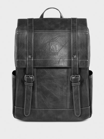 French Accent Men Front Pouch Backpack