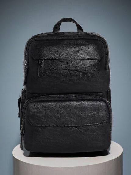 French Accent Men Front Pouch Backpack