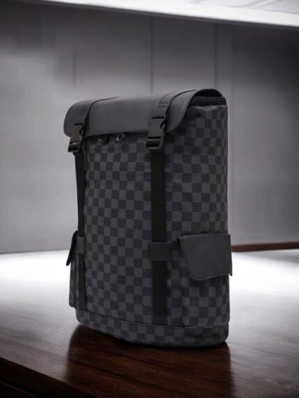 French Accent Men Geometric Backpack