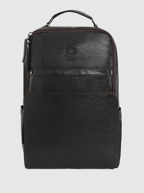 French Accent The Metropolitan Men Textured Padded Mesh 18 Inch Laptop Backpack