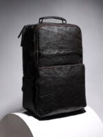 French Accent The Metropolitan Men Textured Padded Mesh 18 Inch Laptop Backpack