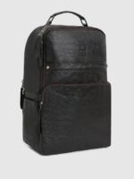 French Accent The Metropolitan Men Textured Padded Mesh 18 Inch Laptop Backpack