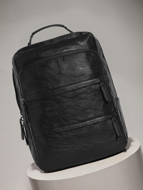 French Accent The Urban Drifter Men Textured Non-Padded Backpack