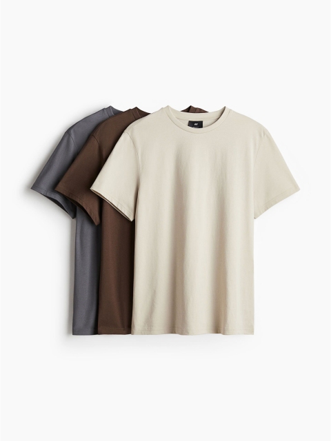 H&M 3-Pack Regular Fit T-shirts
